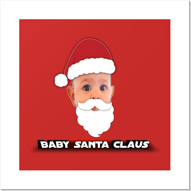 Baby Santa Claus Wall Art by Aassu Anil